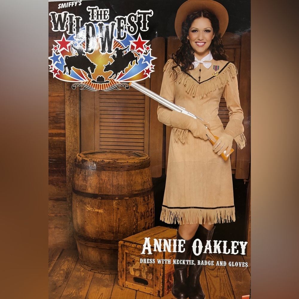 miffy Annie Oakley Wild West Costume - Tan